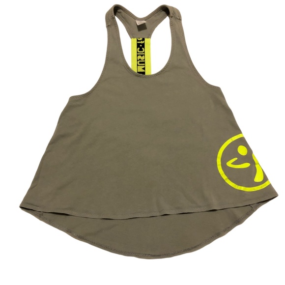 Grey Racerback Zumba Tank Top - Picture 3 of 8